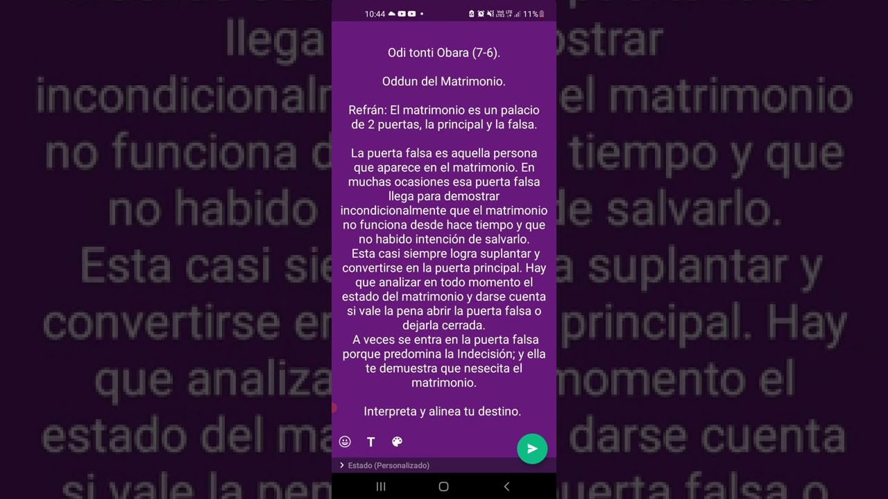 Odi tonti Obara (7-6). El matrimonio