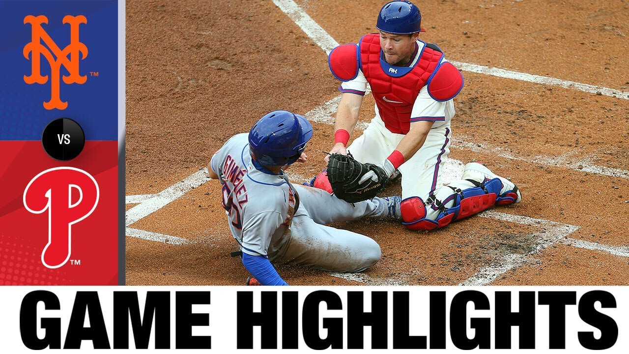 Phillies complete sweep of Mets in 6-2 win | Mets-Phillies Game Highlights 8/16/20