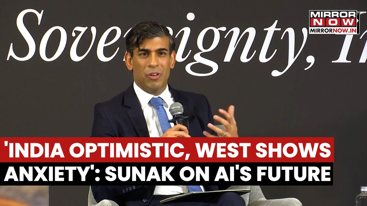 Rishi Sunak On Future Of AI, Says, 'India Showing Trust And Optimistic, West Shows Anxiety' | Watch