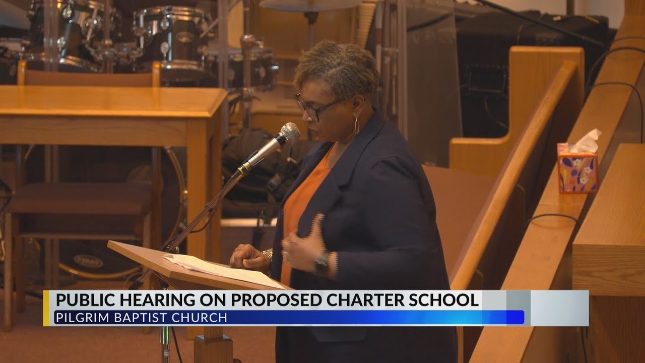 Residents share views on charter school at public hearing