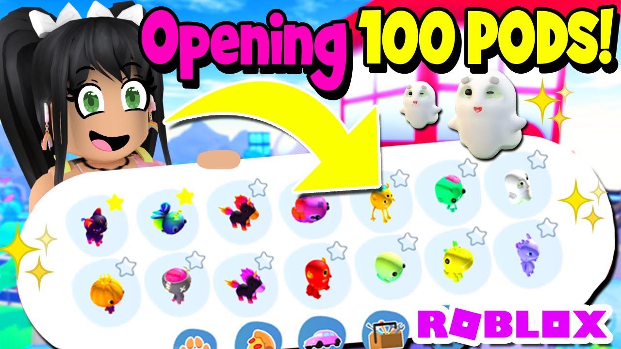 Opening *100 HALLOWEEN PODS* Before they LEAVE in OVERLOOK BAY Roblox