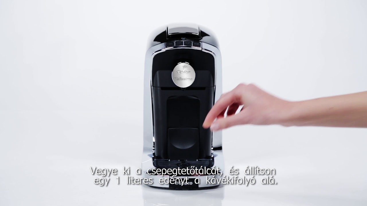 Cafissimo TUTTOCAFFÈ készülék vízkőmentesítése - Tchibo
