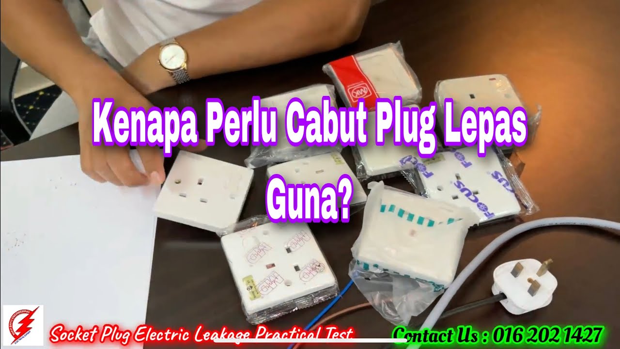 PAKAR ELEKTRIK : Socket Plug Practical Leakage Test