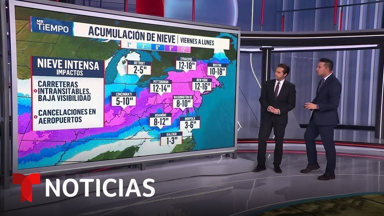 La tormenta invernal dejar&aacute; mucho hielo desde Texas hasta las Carolinas | Noticias Telemundo