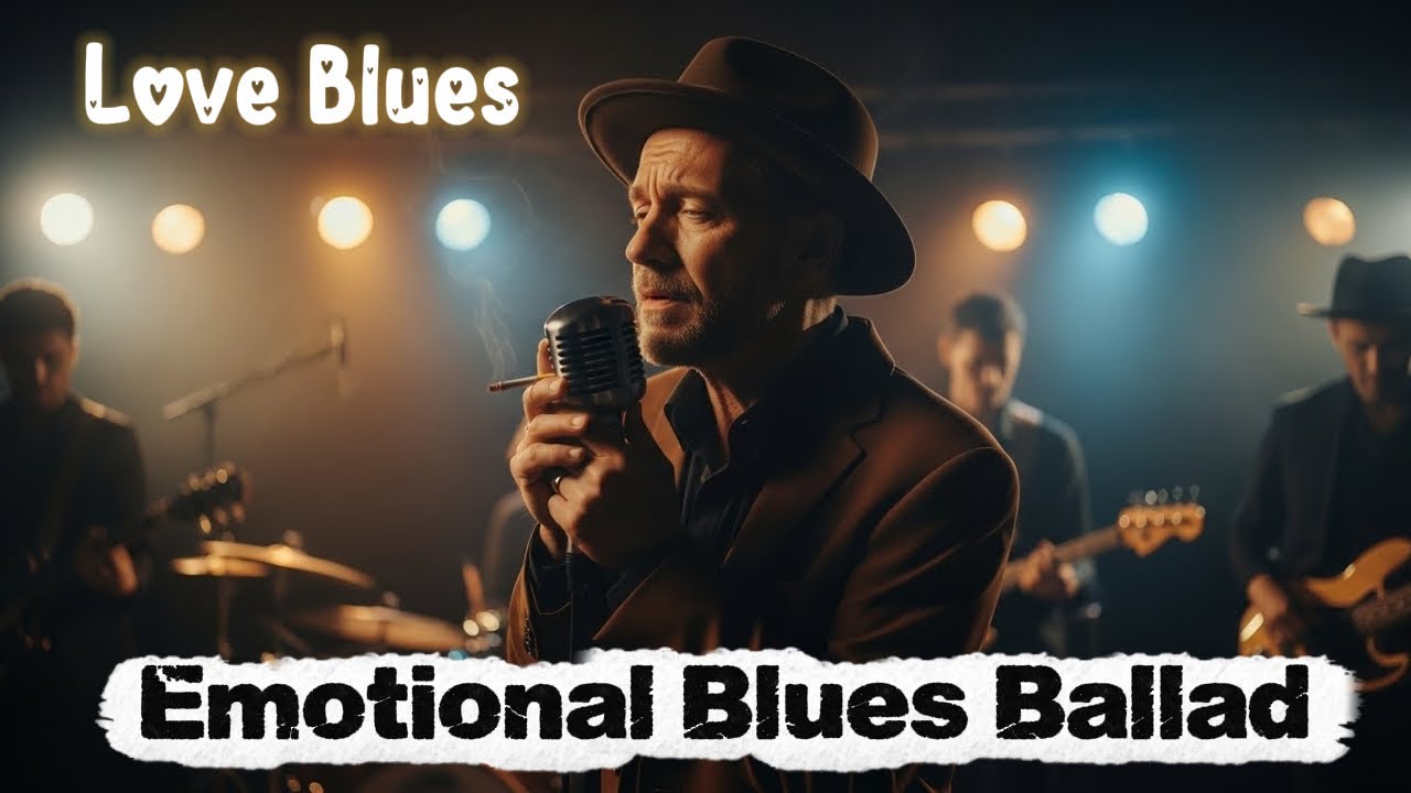 Emotional Blues Ballad – Soulful Blues Love Songs for Calm Midnight Hours