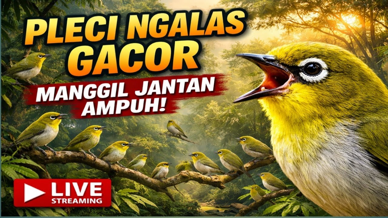 LIVE 🔴 Pleci Ngalas Gacor Respon Cepat 🔥 Pancingan Pleci Segala Jenis | Bikin Pleci Bunyi & Ngerol
