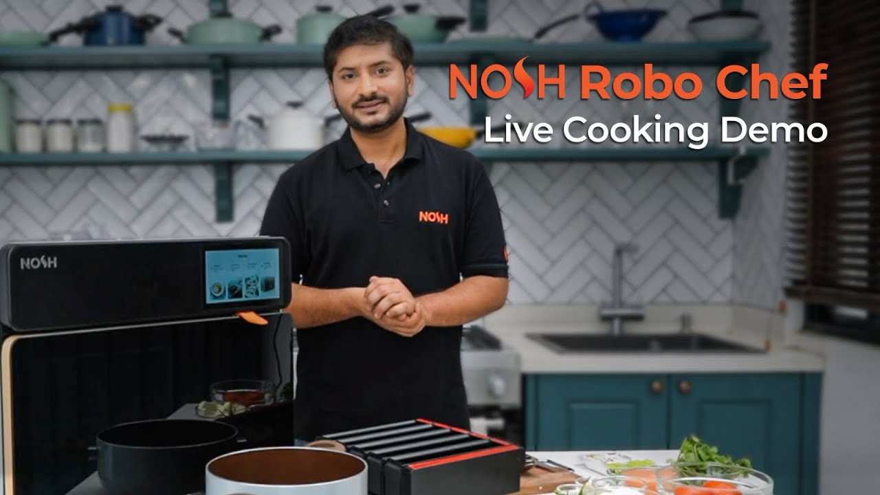 Nosh AI Robot Chef Demo | Cook Full Meals Hands-Free with the Smart Robot Chef