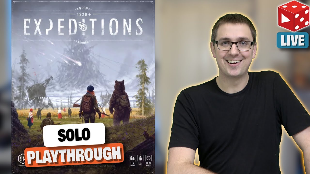Expeditions - Live Solo Playthrough inklusive Regelerklärung beim Spielen + Meine Meinung zum Spiel