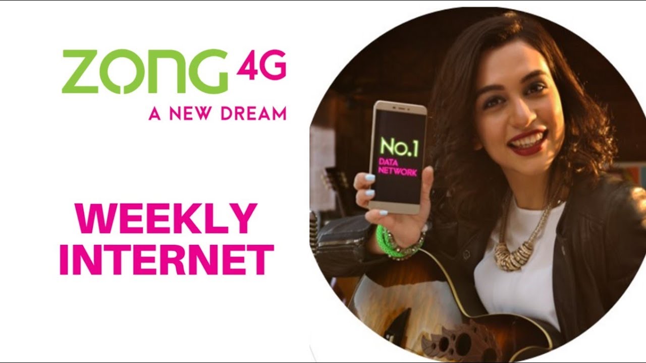 ZONG Weekly Internet Packages | Zong Unlimited Internet