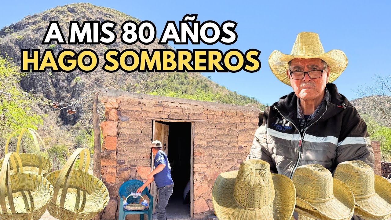 YO INVENTE EL SOMBRERO HECHO DE CARRIZO