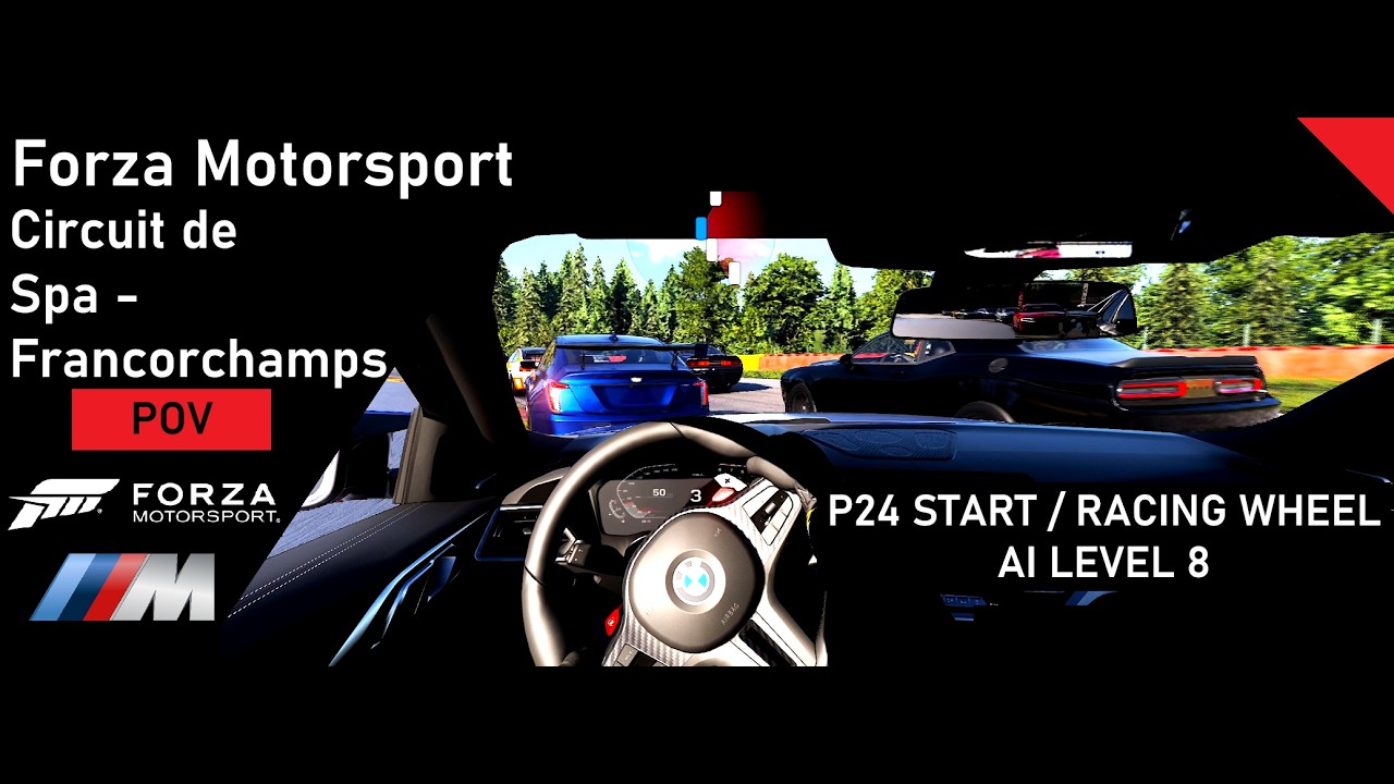 BMW M4 24th Start (POV) | Circuit de Spa-Francorchamps | Wheel Only | FR #1 | Forza Motorsport