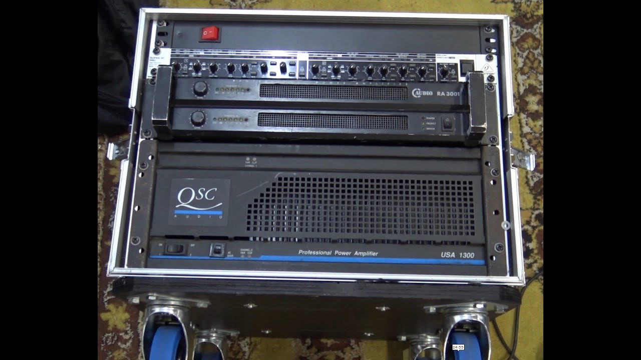 How to put together a professional Flight case audio rack
