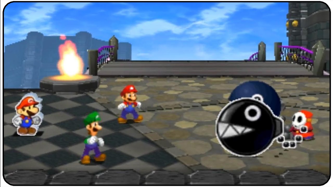 Mario & Luigi Paper Jam Walkthrough Part 49 Bowser Neo Castle