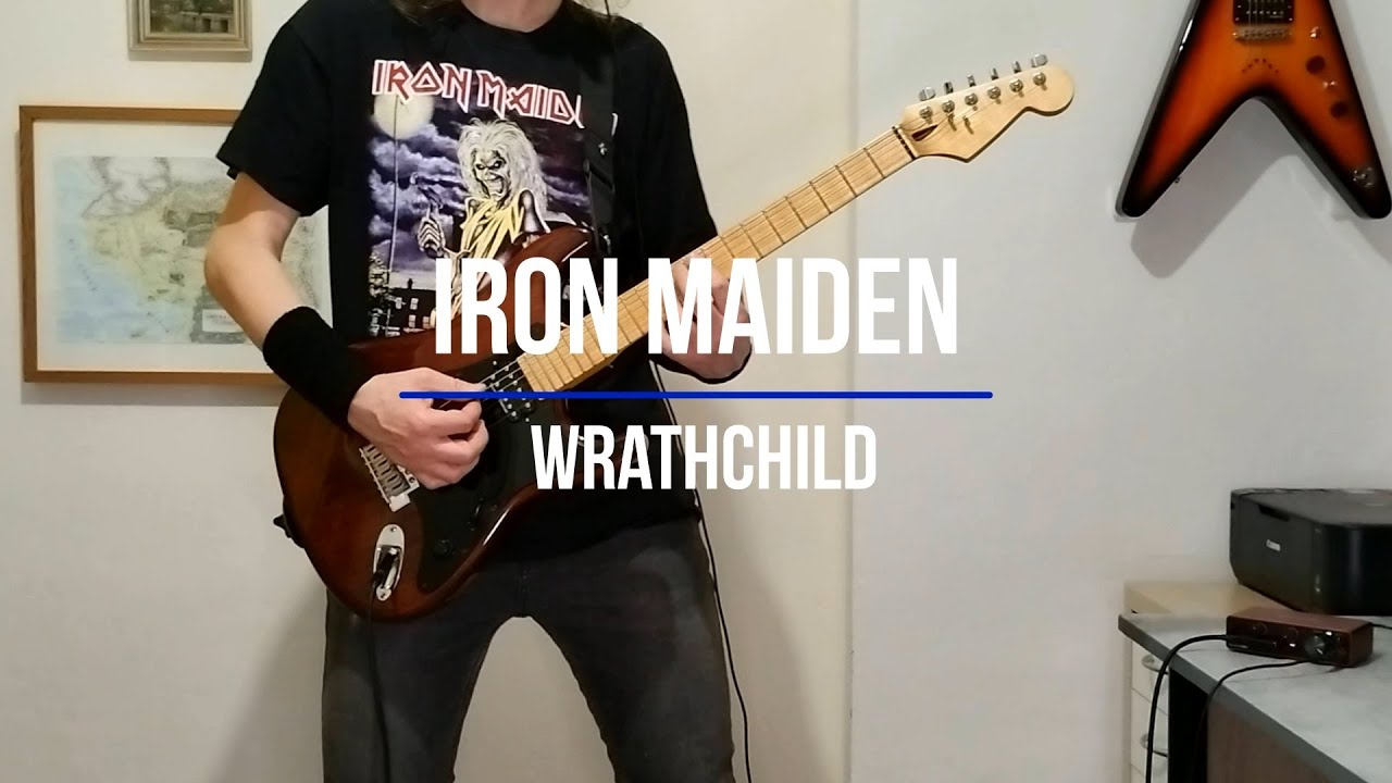 Iron Maiden  -  Wrathchild  (Rhythm Guitar Cover)