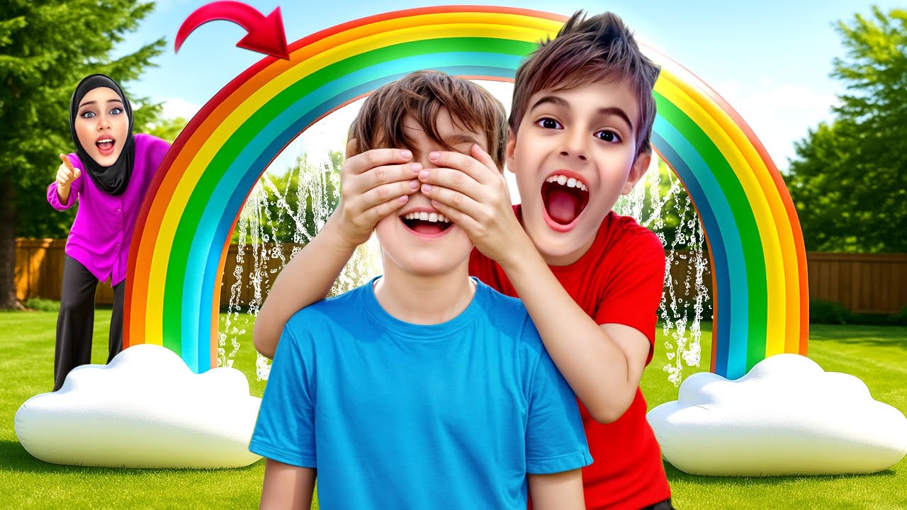 خلودة فاجأ صديقو ميشكا بحديقة مائية بالبيت🤫اشترينا اكبر شلال مي بالعالم😱