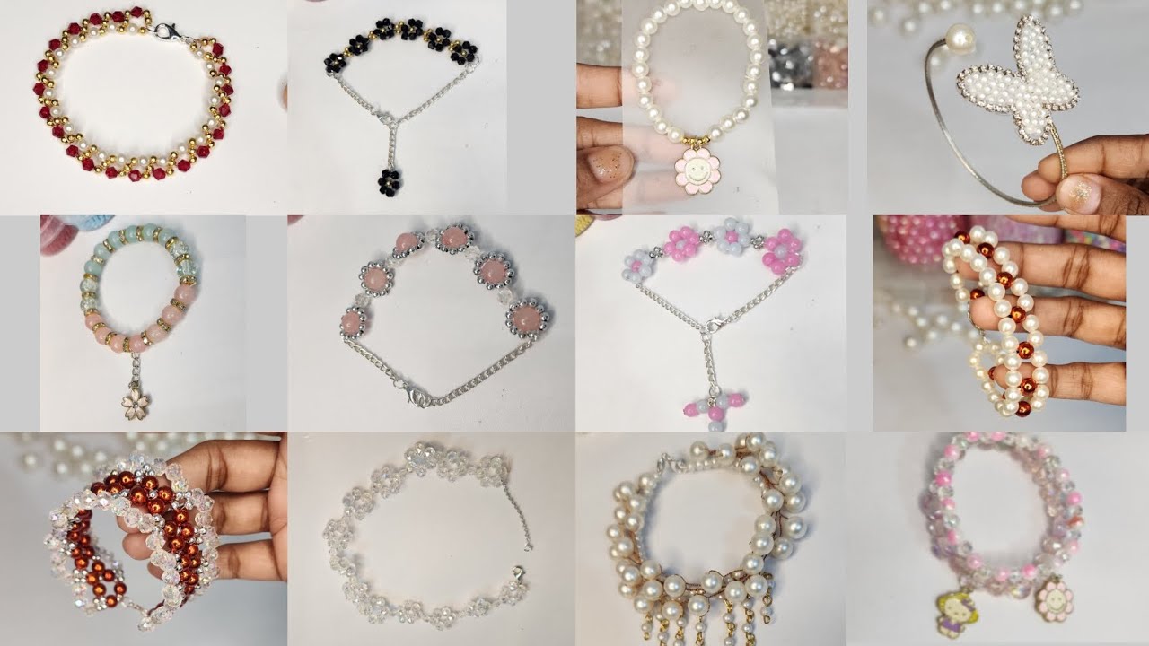 Diy Cute  Bracelet Tutorial step by step✨️🌸🫰...#diy #youtubevideo #bracelet #tutorial #viral 