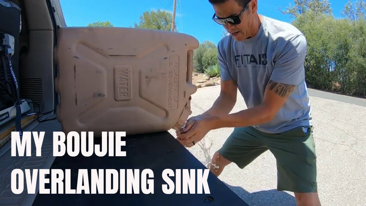The BEST Overlanding Sink #overlanding #campinggear #lx470