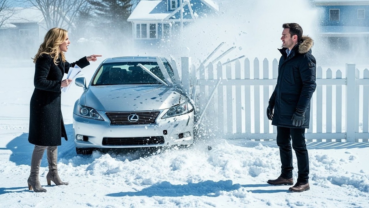 HOA Karen Crashed Into My Fence In A Snowstorm, Then Sued Me For Not Posting Warning Lights