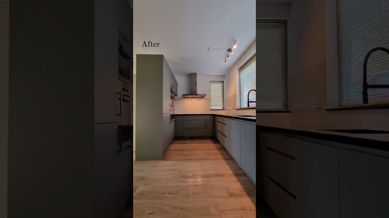Van een oude keuken naar een nieuwe keuken!
