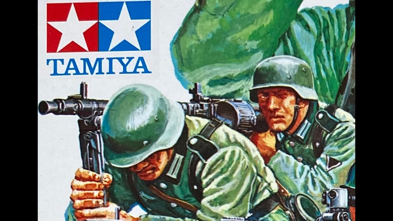 #074 Tamiya #35038 German MG troops - MG34 team