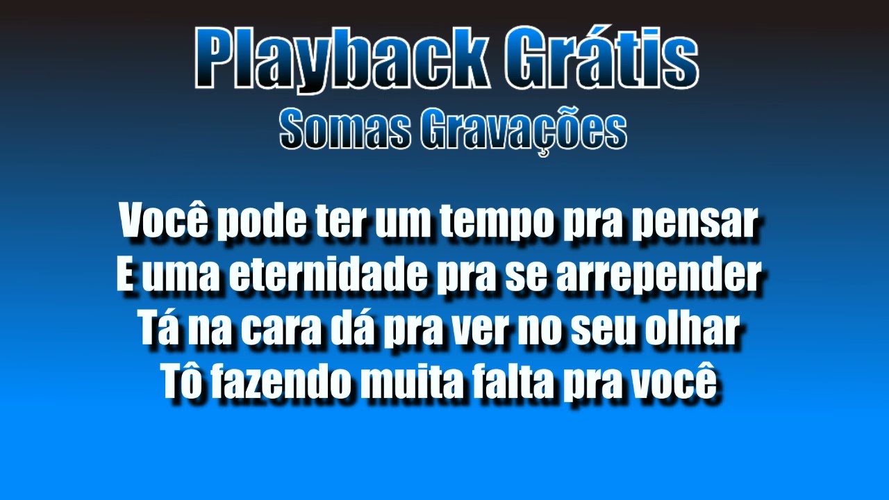 Michele Andrade - Tô fazendo falta Karaokê / Playback