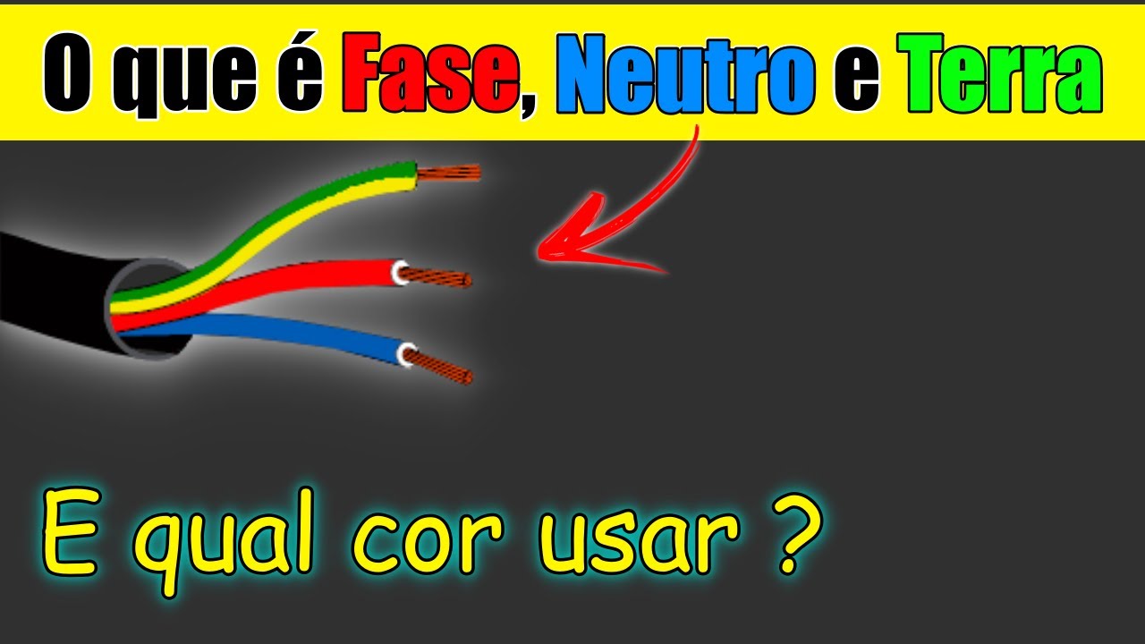 O que &eacute; FASE, NEUTRO e TERRA na Instala&ccedil;&atilde;o El&eacute;trica e qual COR USAR nos Cabos?