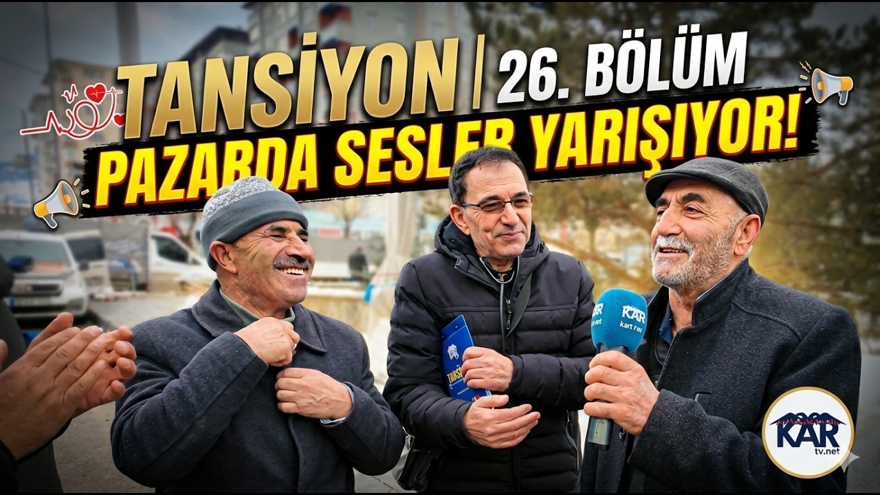 TANSİYON 26.BÖLÜM PAZARDA SESLER YARIŞIYOR