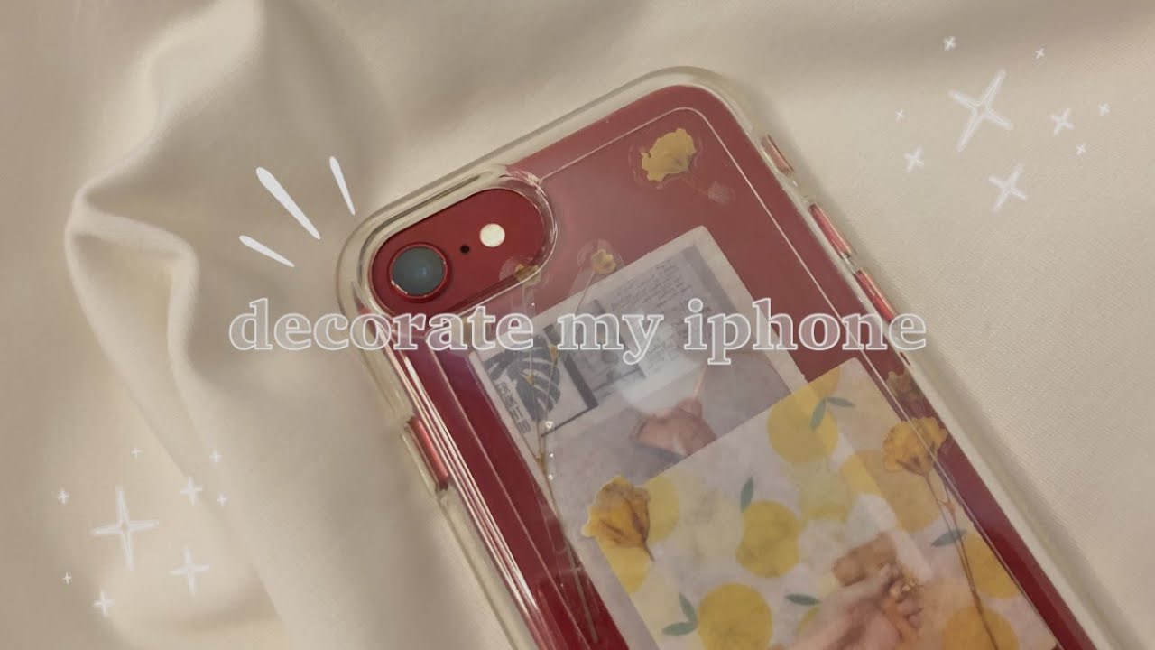 decorating my iphone 8 (aesthetic vlog)