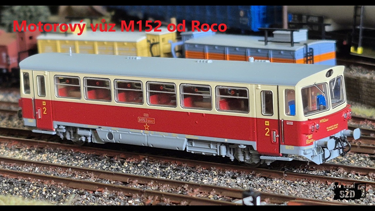 Motorový vůz M152 od Roco na TT
