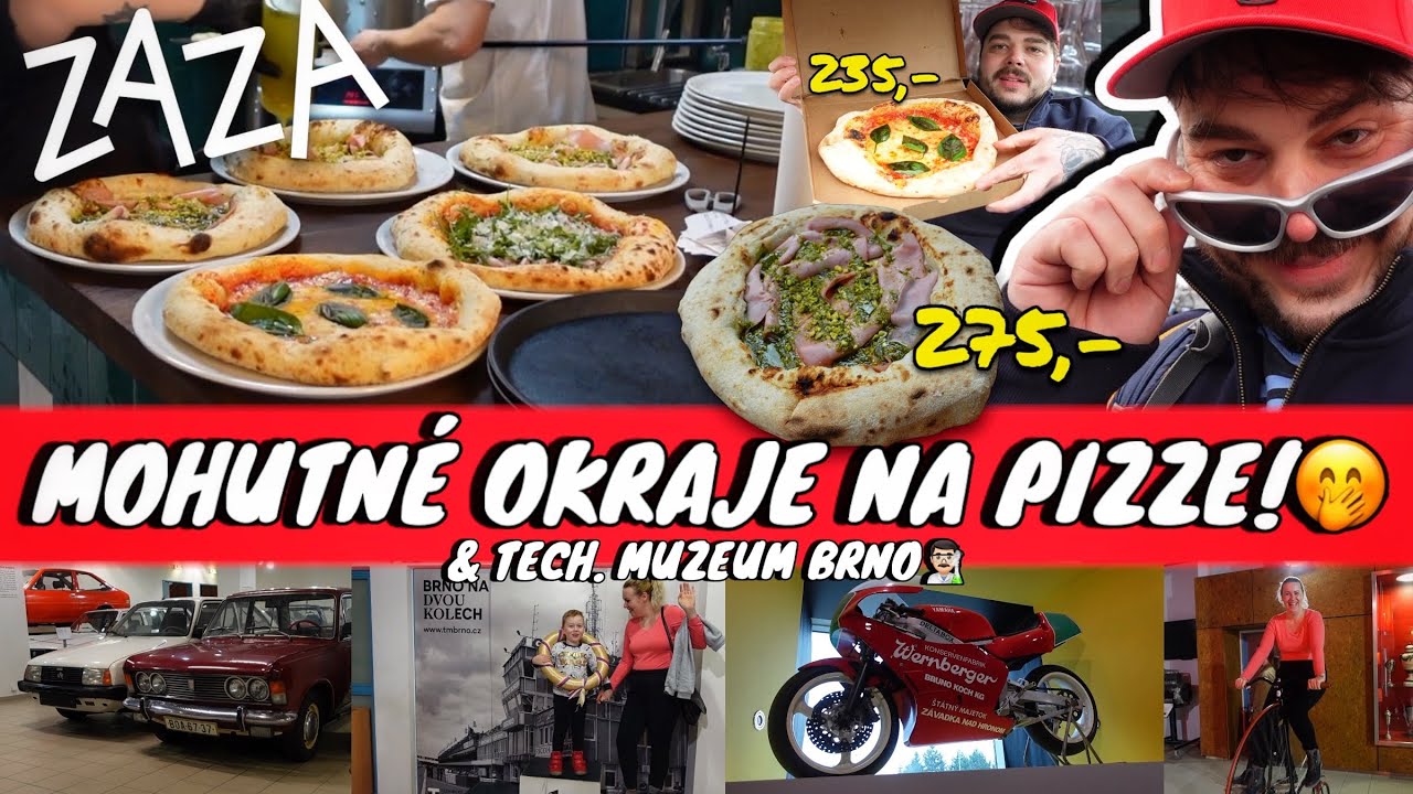PŘECEŇOVANÁ TOP NEAPOLSKÁ PIZZA V BRNĚ?!🤔| MÓDNÍ POLICIE👮🏼‍♀️| TECHNICKÉ MUZEUM BRNO JE SUPER!
