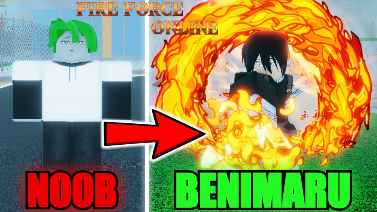 Going From Noob To ADOLLA BURST Benimaru Shinmon In Fire Force: Reignition...(Roblox)