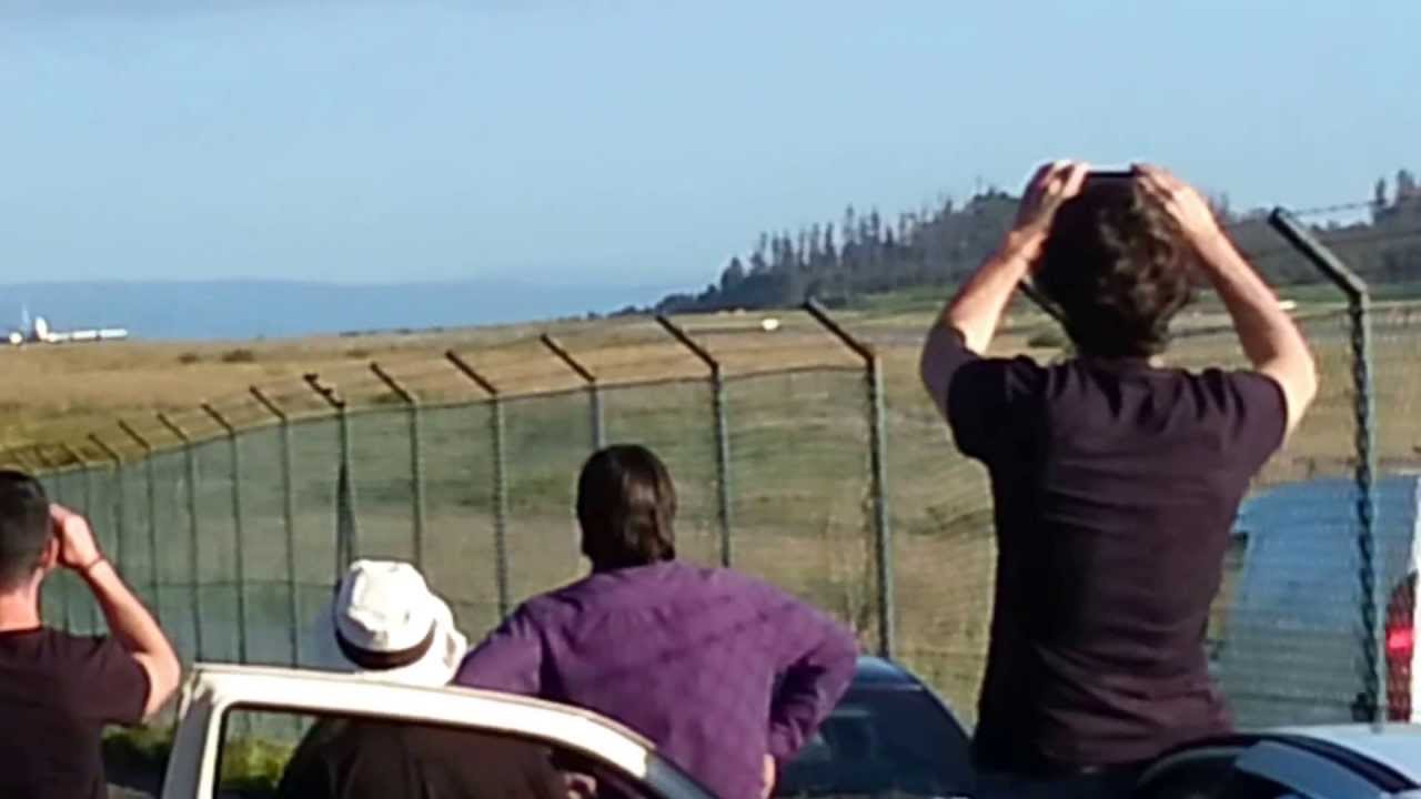 B-747 DESPEGANDO DE LAVACOLLA ( SANTIAGO DE COMPOSTELA )
