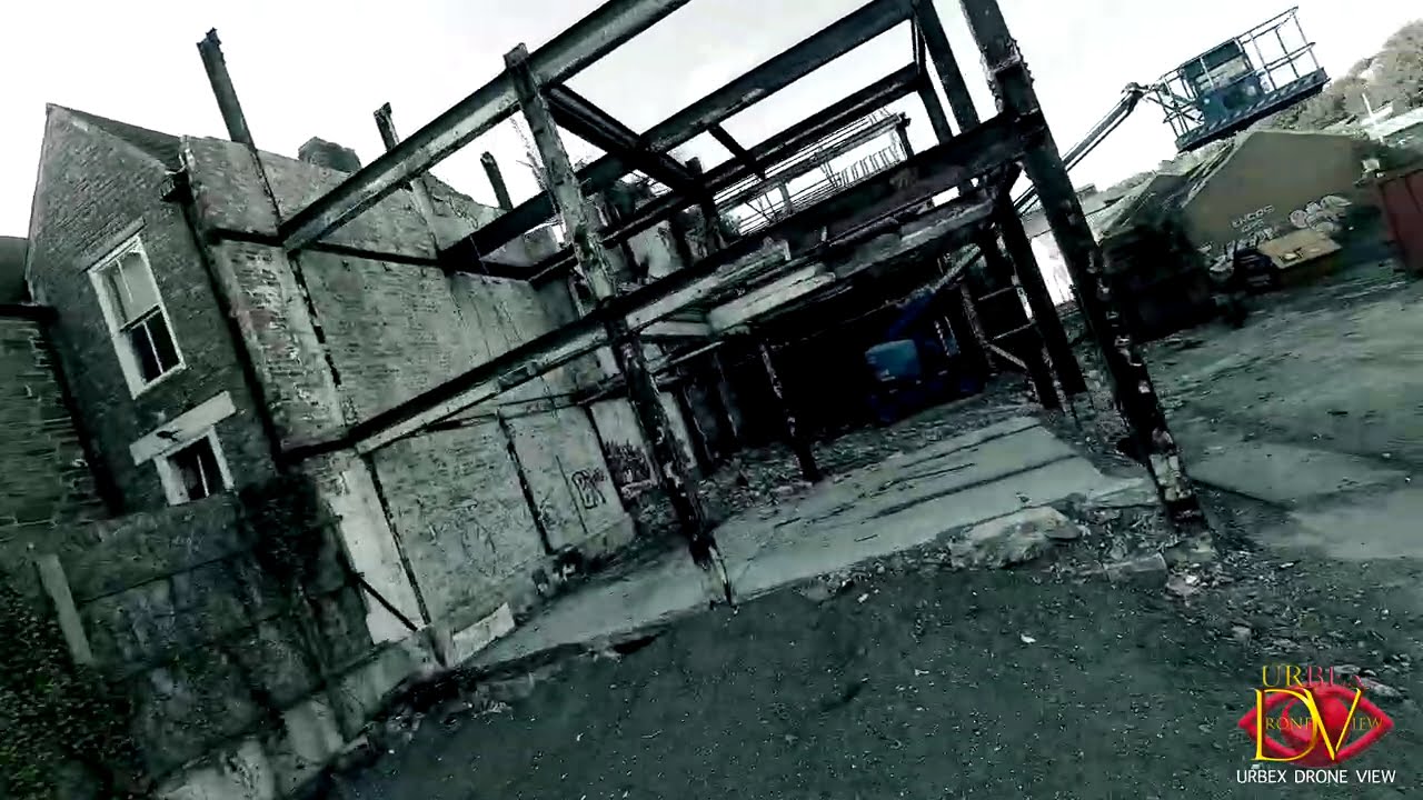 FPV Drone Explores Abandoned Tyne Brand Factory. #UrbanExploration #NorthShields .