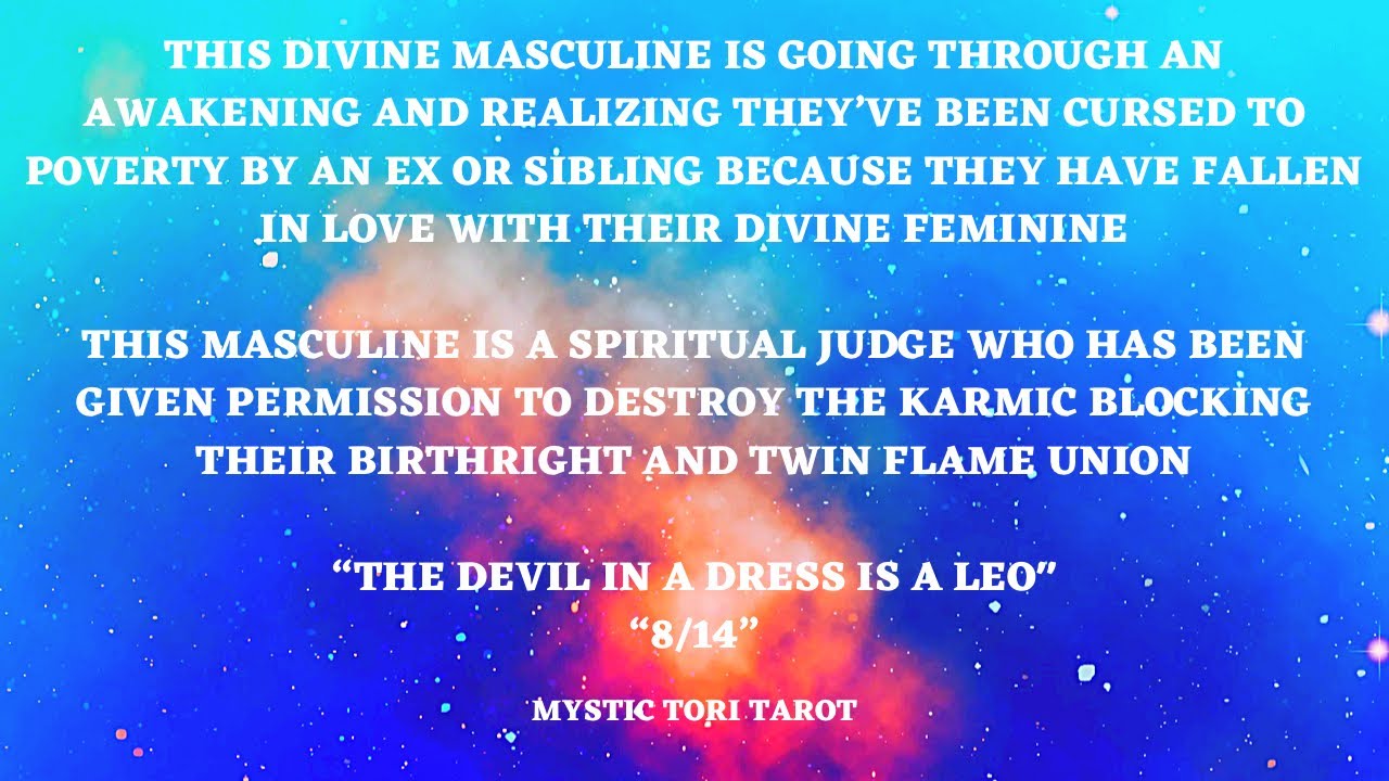 🚨URGENT~DIVINE MASCULINE IS GOING TO DESTROY THE LEO JEZEBEL WHO BLOCKED DIVINE FEMININE..RELAX💕⚖️