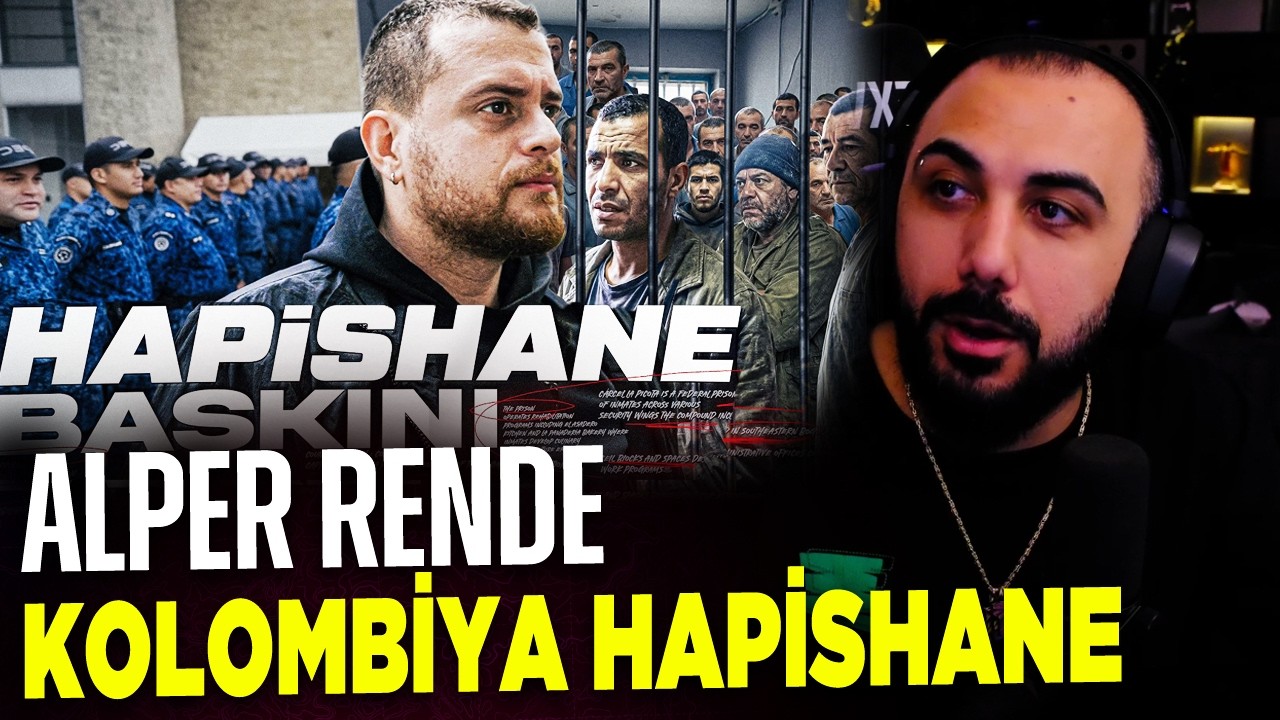 BARIŞ G ALPER RENDE KOLOMBİYA'DA HAPİSHANE BASKINA KATILDIM BURADA KONTROL MAHKUMLARDA İZLİYOR