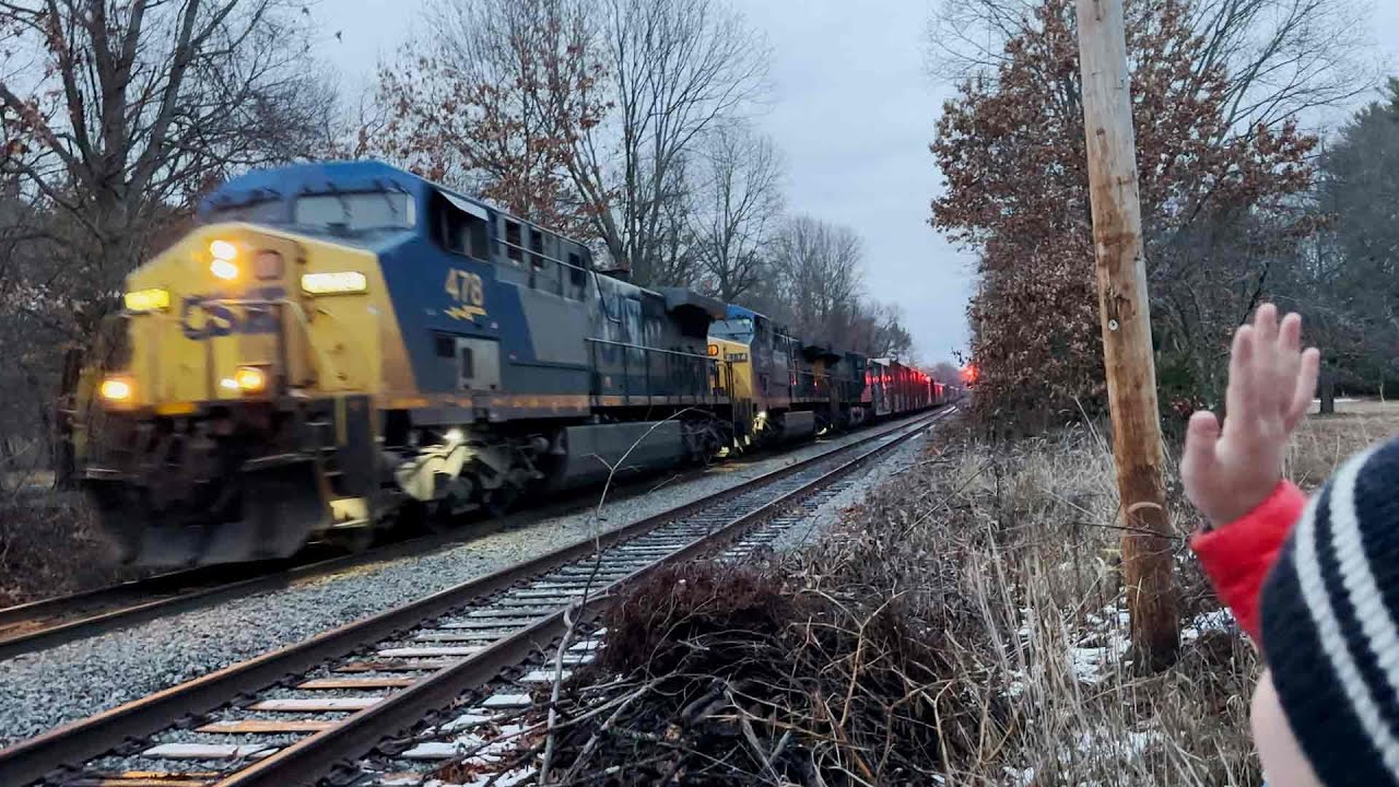Freight Train: During a Hike at Dusk