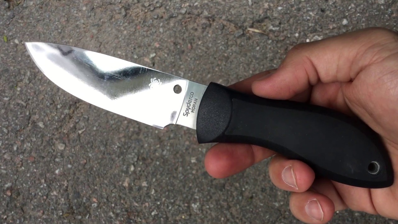 Spyderco Bill Moran заточен на 30 градусов и слегка полирован