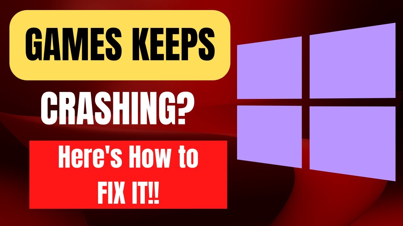 Games Keeps Crashing Windows 11 FIX (Easy 2023 FIX)