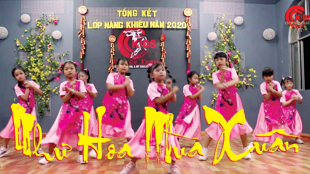 NHƯ HOA MÙA XUÂN Remix - Nhảy Hiện Đại Thiếu Nhi - CUCHI KIDS.,LTD