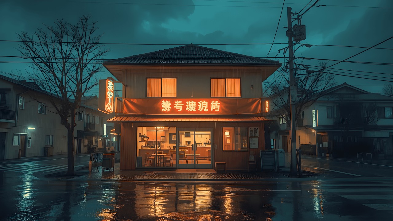 “Coffee Steam & Soft Rain Sounds” ☕🌧️ | Relaxing Lofi