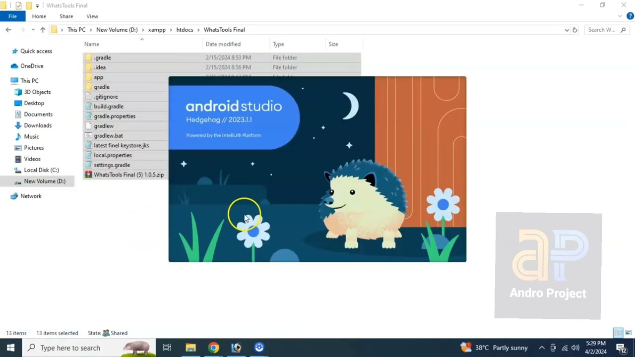 How to open Android App Source Code from Android Studio details #tamil