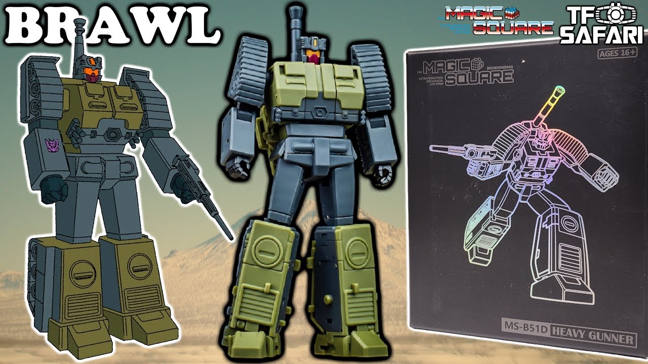 Unboxing Reaction and Review: Magic Square IDW Heavy Gunner aka Transformers Brawl