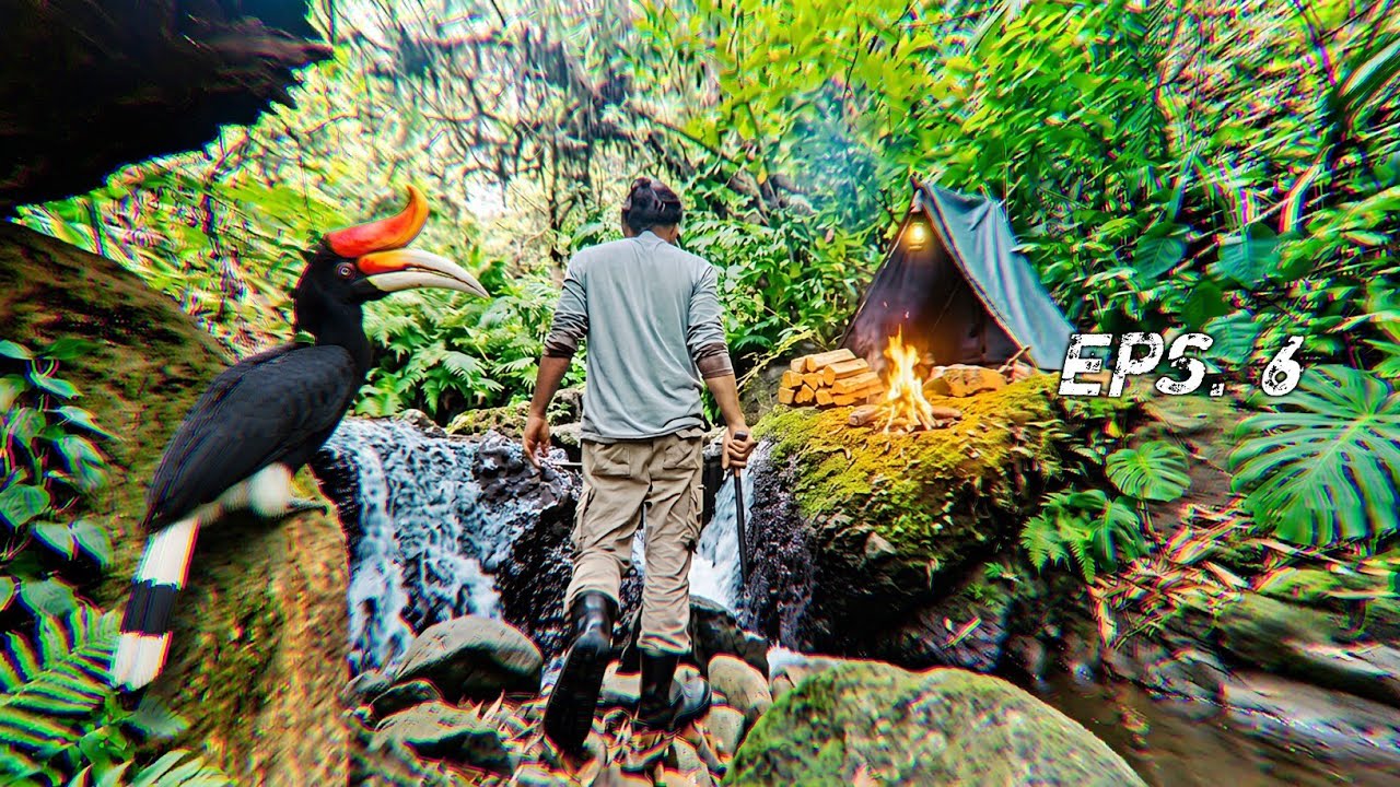 Bertahan Hidup 100 Hari di Hutan | Masuk Hutan Purba, Tak Disangka Menemukan Ini... Eps 6