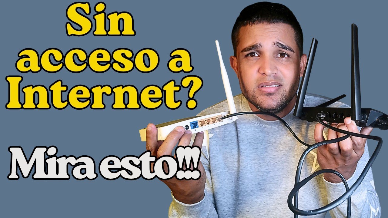 ¿Sin Internet? Esto Debes Hacer 👉 Sin Conexión a internet - Router Wifi