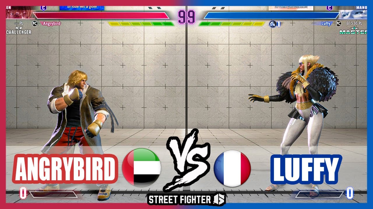 SF6 ➤ AngryBird (Ken) VS Luffy (Manon)【Street Fighter 6】