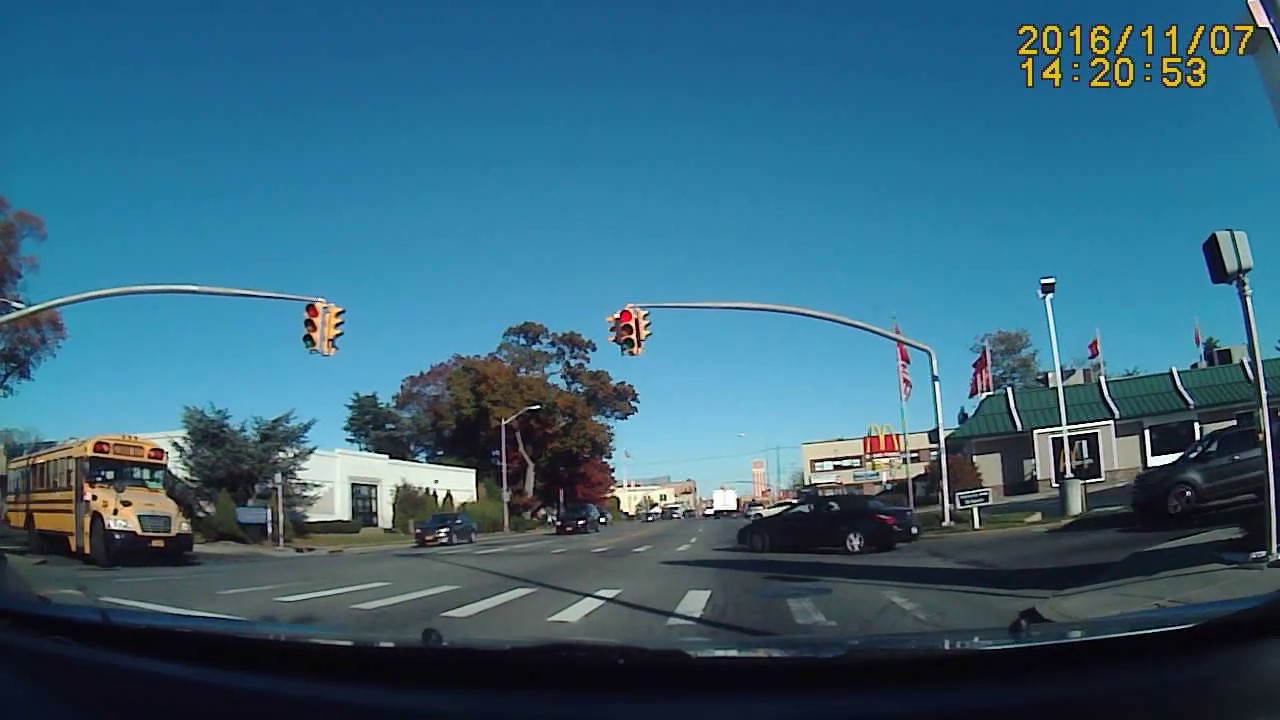 Exiting driveway driver cuts off vehicle on roadway