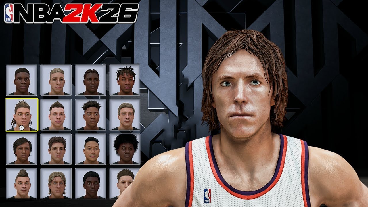 NBA 2K26 Best Steve Nash Face Creation