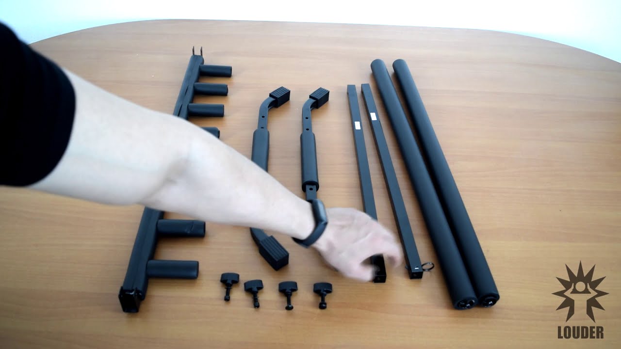 7GSTD Stand Para 7 Guitarras, bajos, ukuleles o instrumentos de cuerda, louder