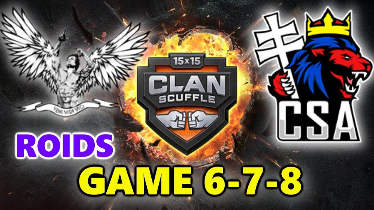 World of Tanks - ROIDS vs CSA - CLAN SUPER CUP - GAME 6-7-8