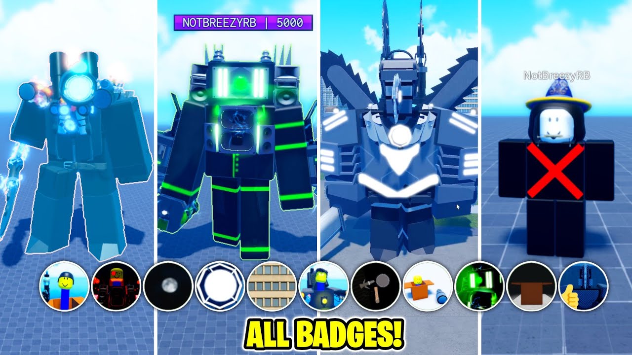 How to get ALL BADGES in SUPER BOX SIEGE DEFENSE! (ROBLOX)